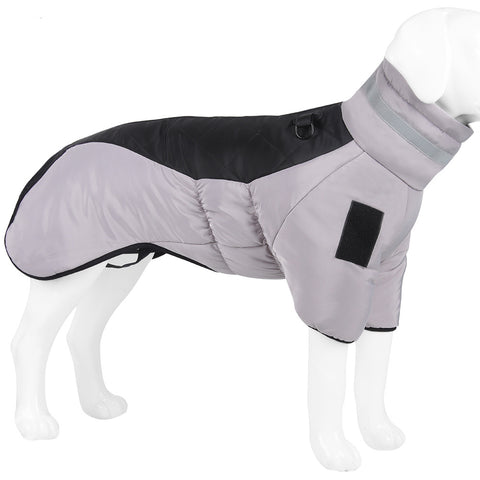 Pet Clothes Autumn And Winter Thickened Large Dog Clothes Reflective Warm Pet Cotton Padded Clothes Pet Clothes