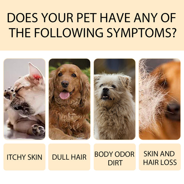 Yegbong Pet Shampoo, Gentle Cleansing Of Pet Cat And Dog Hair With Smooth Unknotted Shampoo
