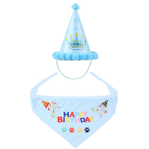 Pet Cat Dogs Caps Birthday Headwear Caps Hat Party Costume Headwear Cap Tie Party Pets Accessories