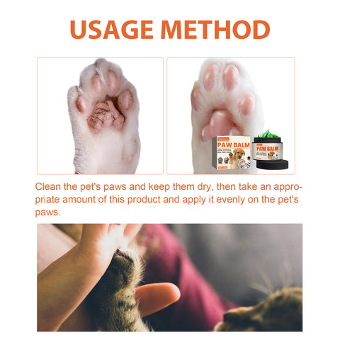Yegbong Pet Paw Care Cream, Moisturizing And Anti-Dry Crack Cat And Dog Foot Care Pad Paw Care Cream